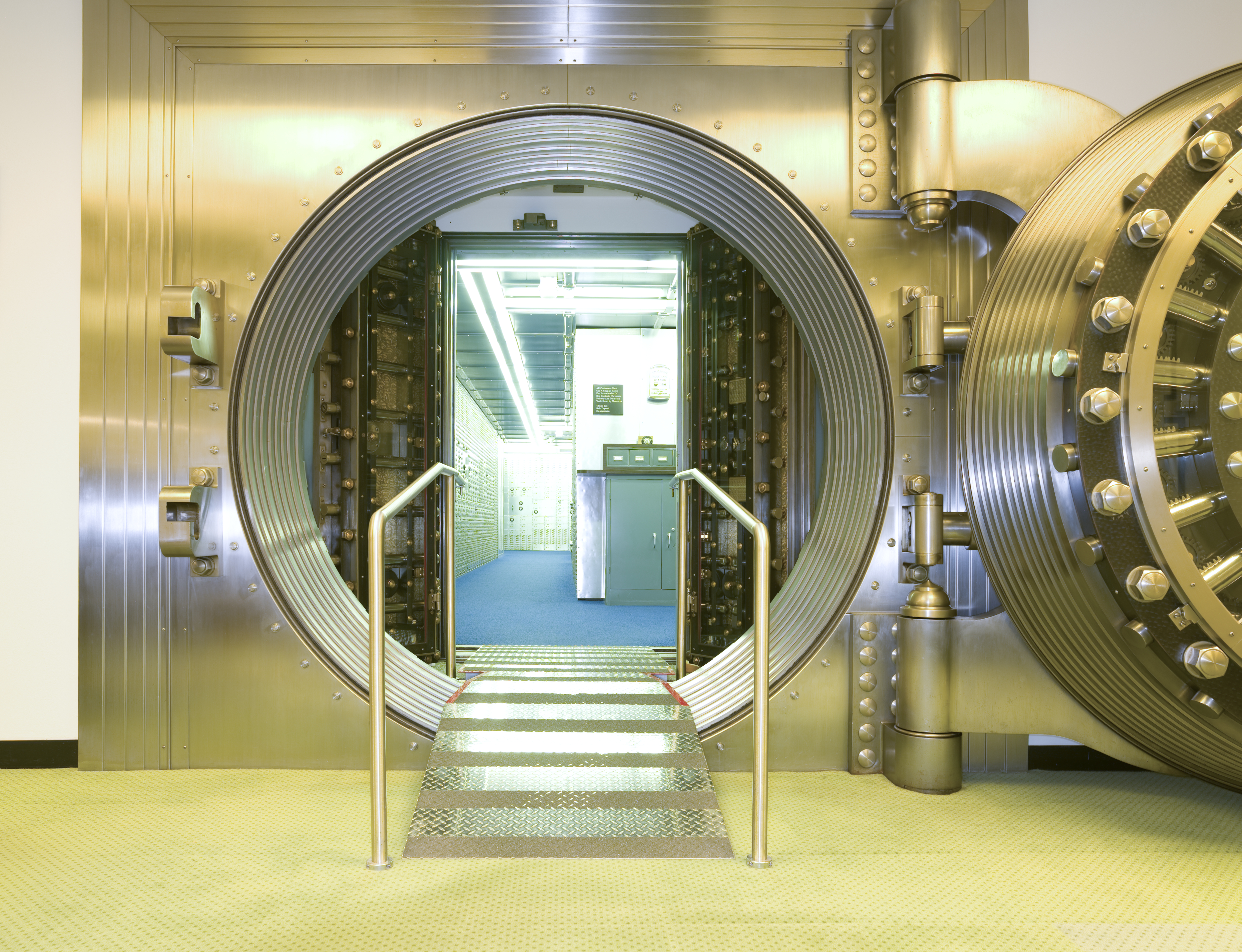 Open vault door