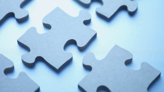 Jigsaw puzzle pieces